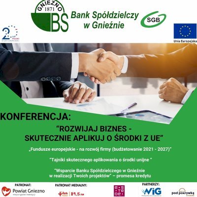 KONFERENCJA  ROZWIJAJ BIZNES SKUTECZNIE APLIKUJ O ŚRODKI Z UE